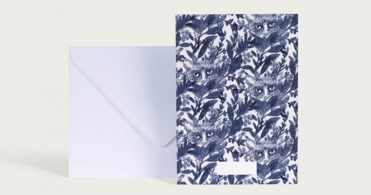 Hide card - message cards - Made in France - Season Paper