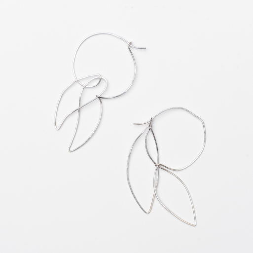 BOUCLES D’OREILLES PEACHES ARGENT SEASON PAPER X GALATÉE PESTRE