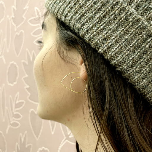 BOUCLES D’OREILLES RENCONTRE VERMEIL SEASON PAPER X GALATÉE