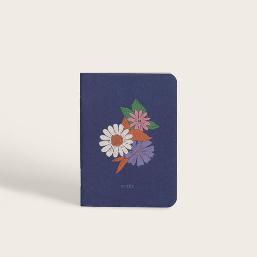 Flower power parme mini pocket book