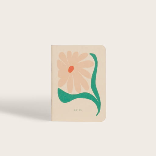 Carnet de poche hippie daisy