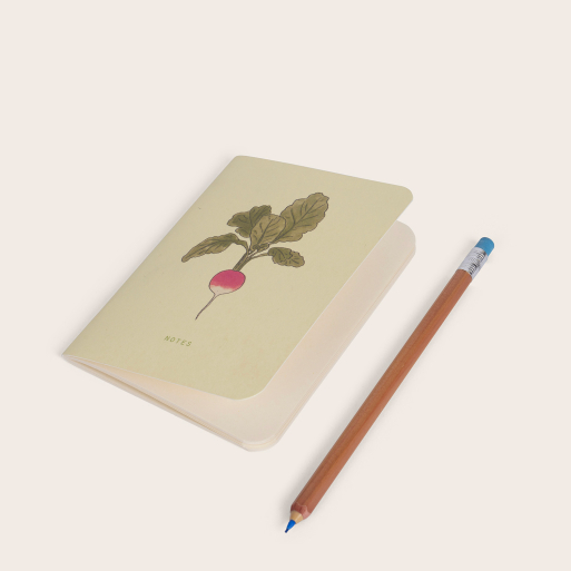 Carnet de poche Radis
