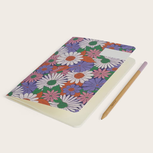 Flower power parme notebook