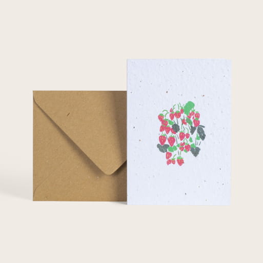 Fragola growing card