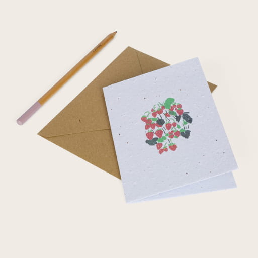 Fragola growing card