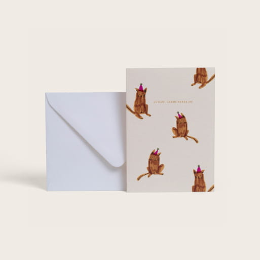 Chats festifs card