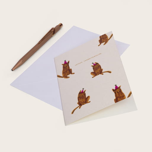 Chats festifs card
