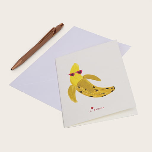 La banane card