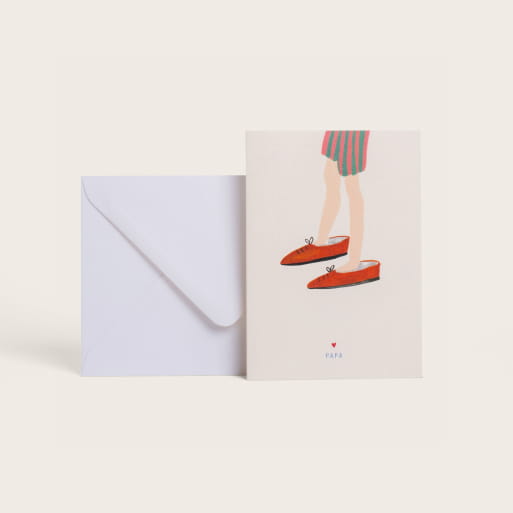 Souliers papa card