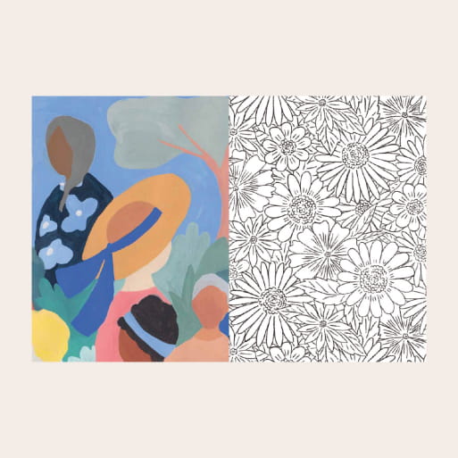 Season Paper Coloring book