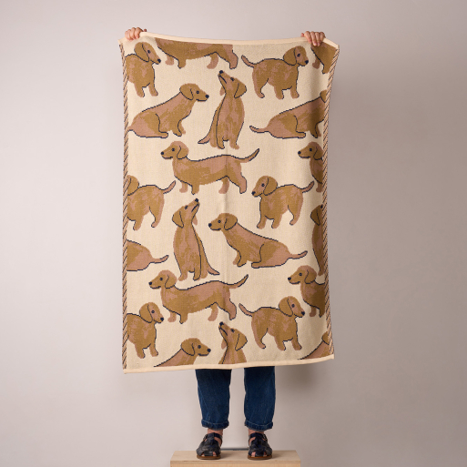 Le petit teckel blanket