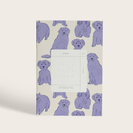 Chiens chiens monthly planner
