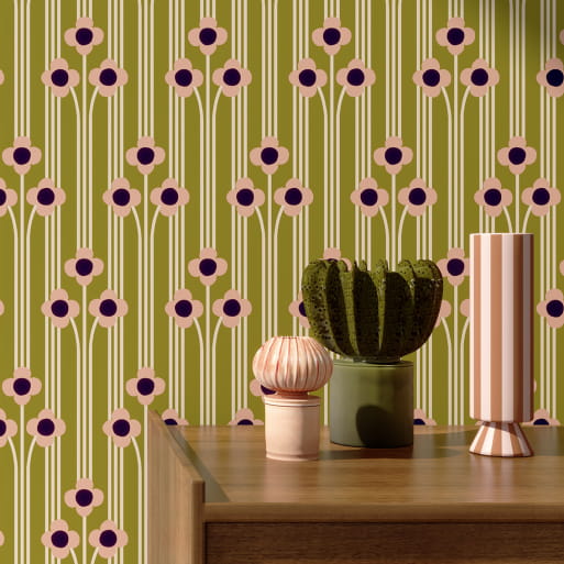 Pop bronze wallpaper