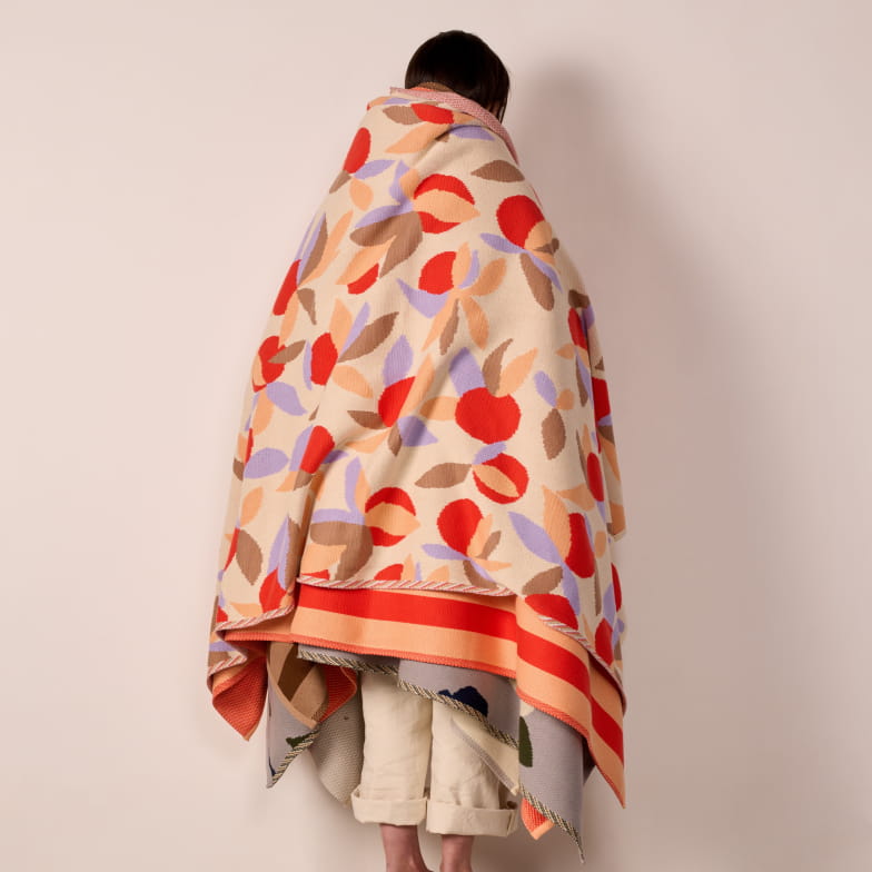 Peaches vermillon blanket