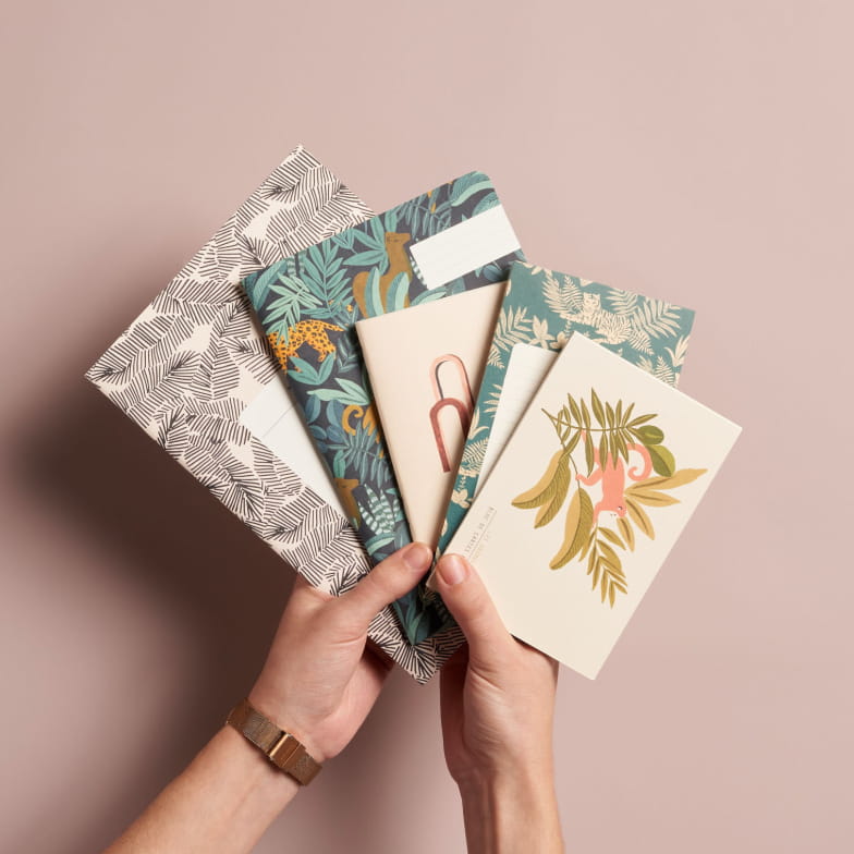 Les animaux postcard set