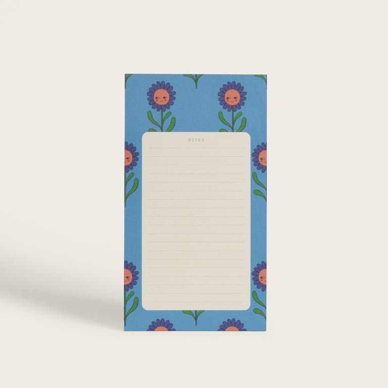 Happy Marguerite notepad