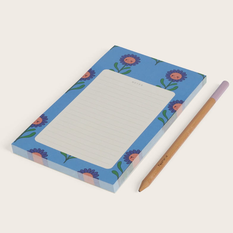 Happy Marguerite notepad