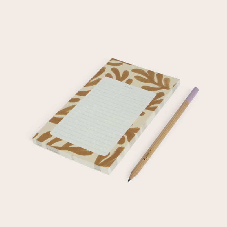 Mouvement poudre notepad