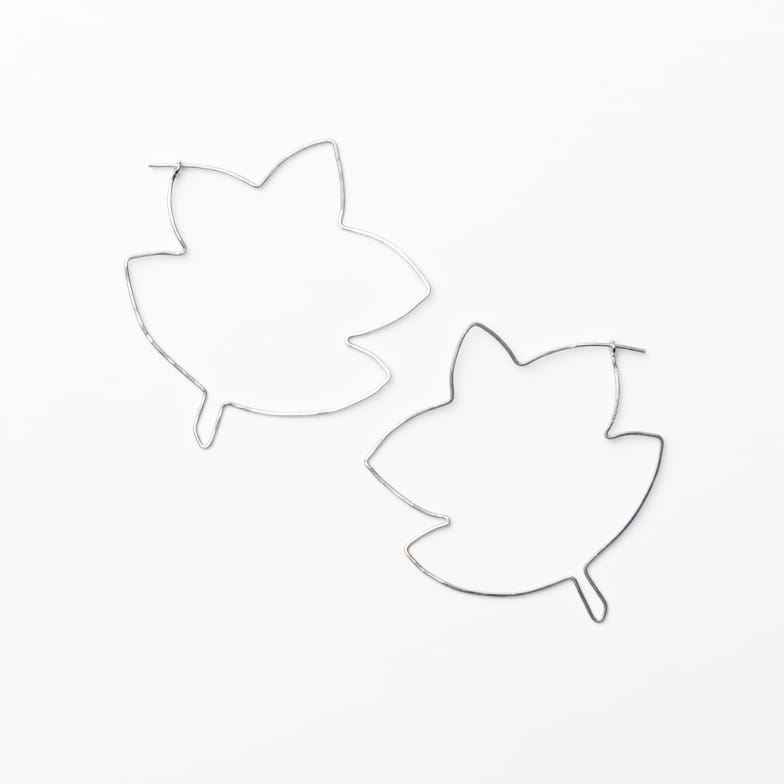 SILVER DIMANCHE EARRINGS SEASON PAPER X GALATÉE PESTRE