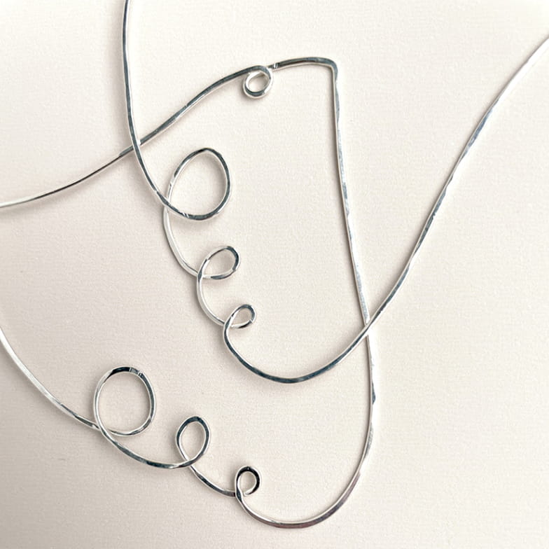 SILVER IMAGINE EARRINGS SEASON PAPER X GALATÉE PESTRE