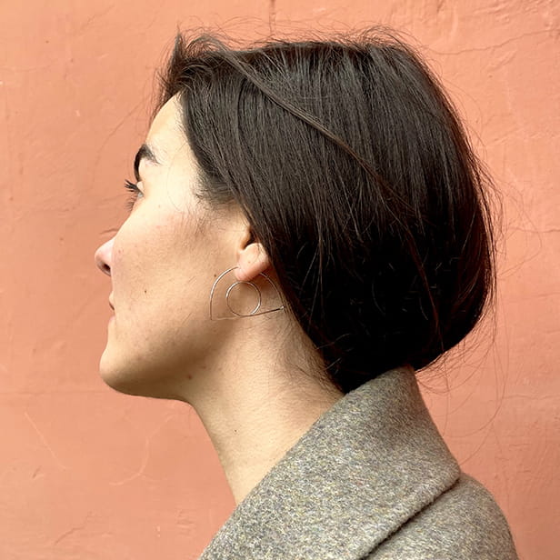 SILVER RENCONTRE EARRINGS SEASON PAPER X GALATÉE PESTRE