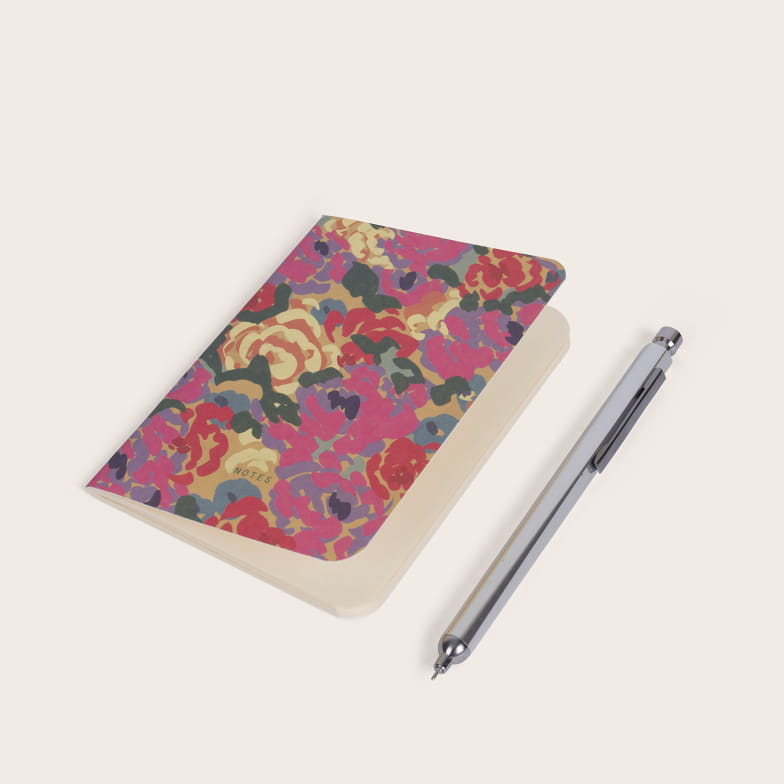 Carnet de poche Roseraie