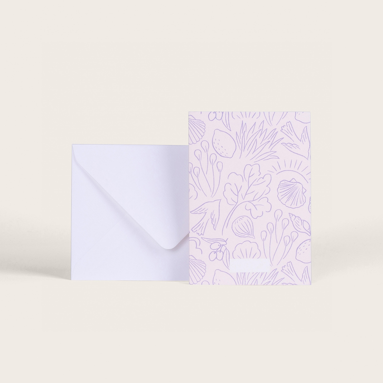 Nacre message card