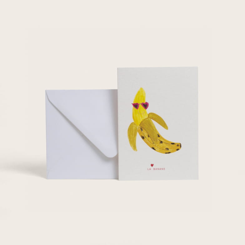La banane card