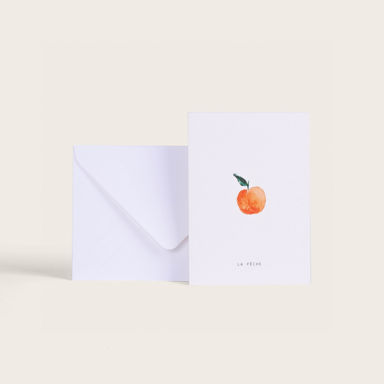 La peche message card