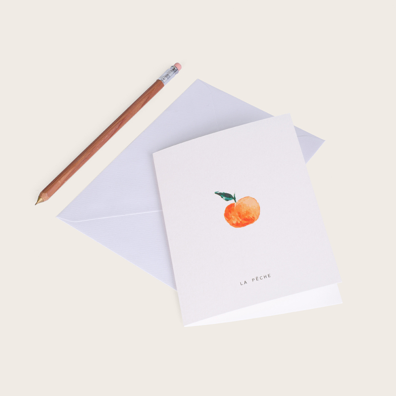 La peche message card