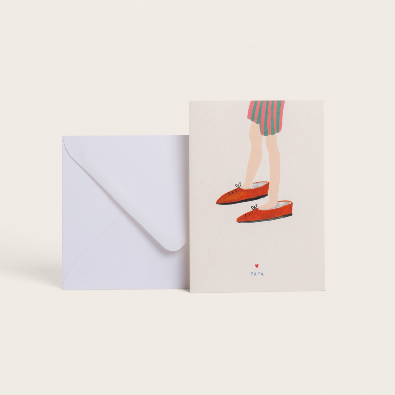 Carte souliers papa