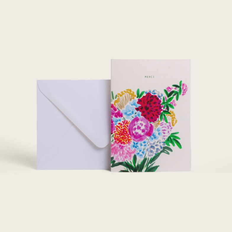 Le bouquet card