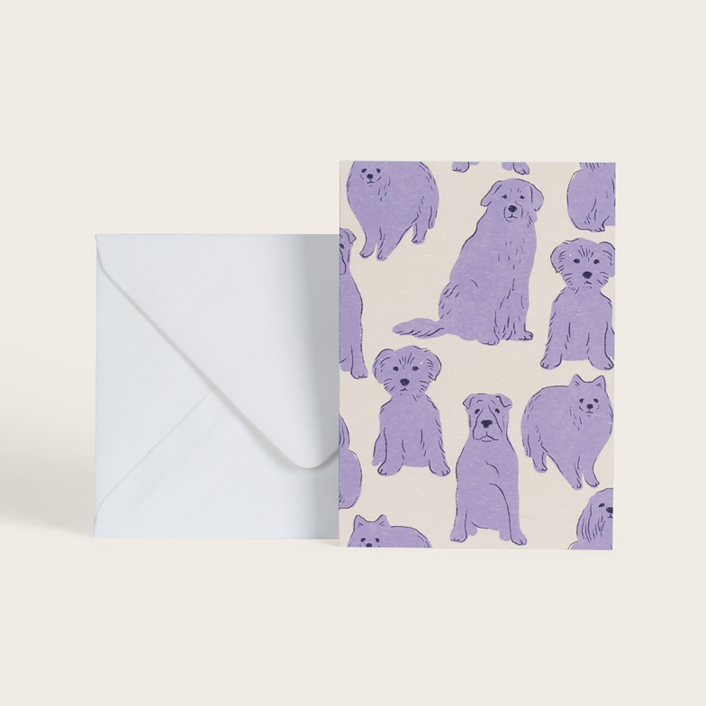 Chiens chiens card