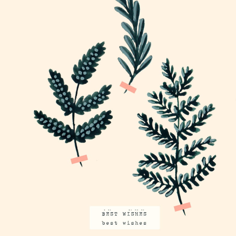 Herbier d'hiver card