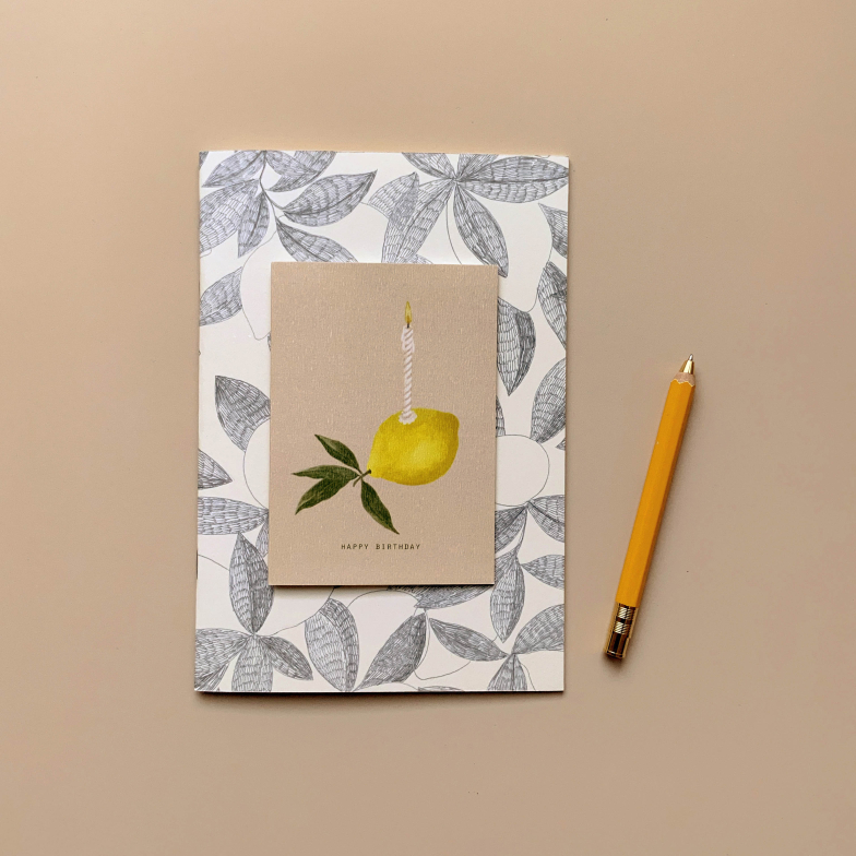 Lemon birthday card