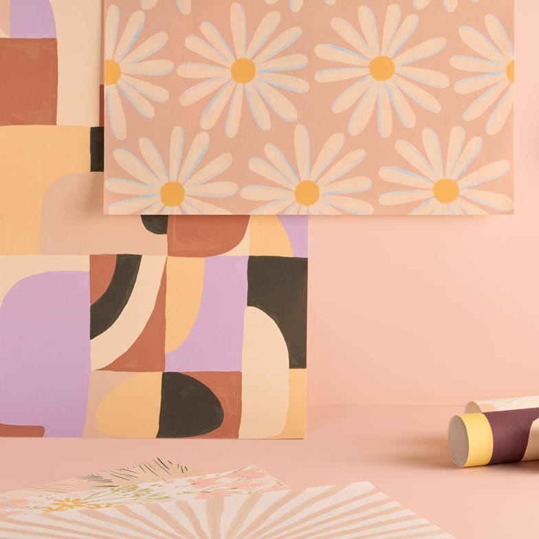 Papier peint passionnément terre