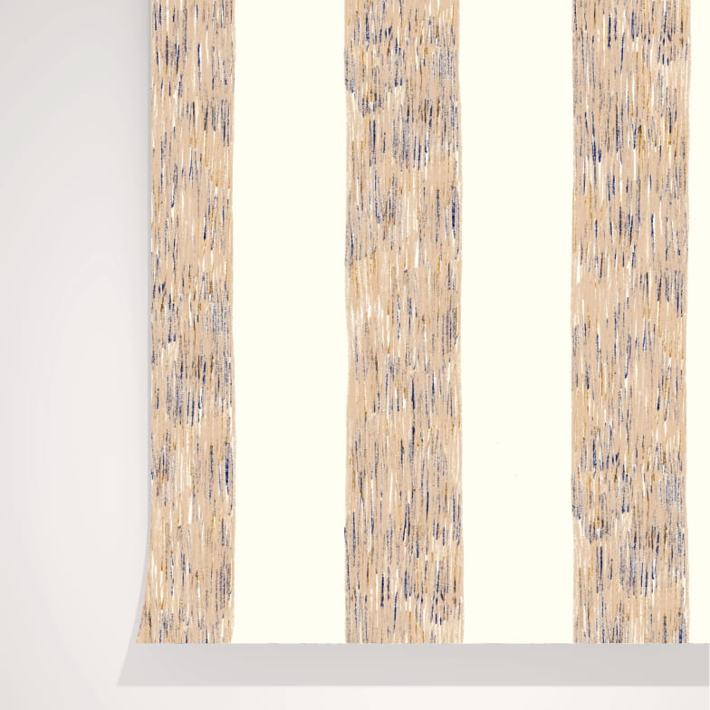 Papier peint lignes poudre