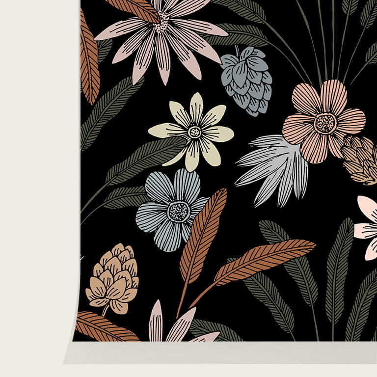 Papier peint luxuriance forêt