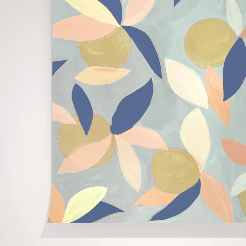 Papier peint peaches brume