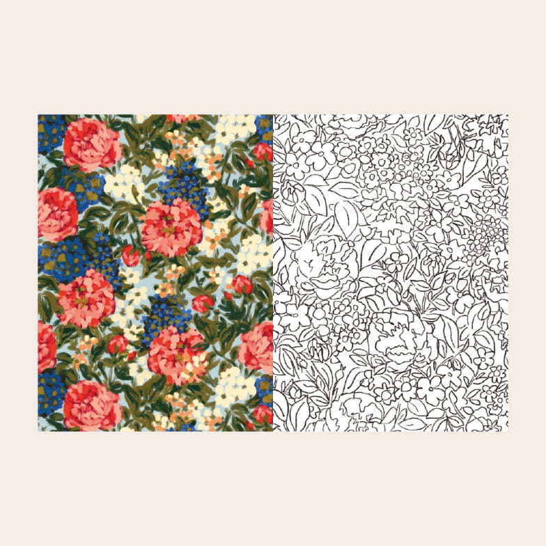 Season Paper Coloring book