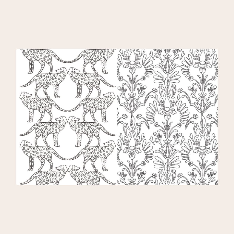 Season Paper Coloring book