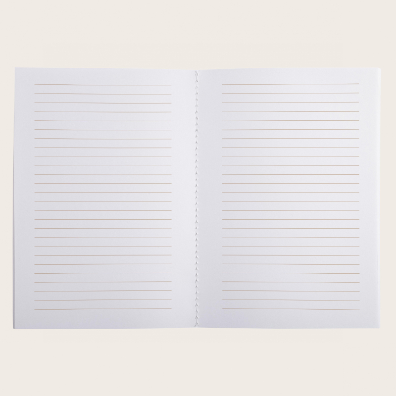 Rose A5 sewn spine notebook