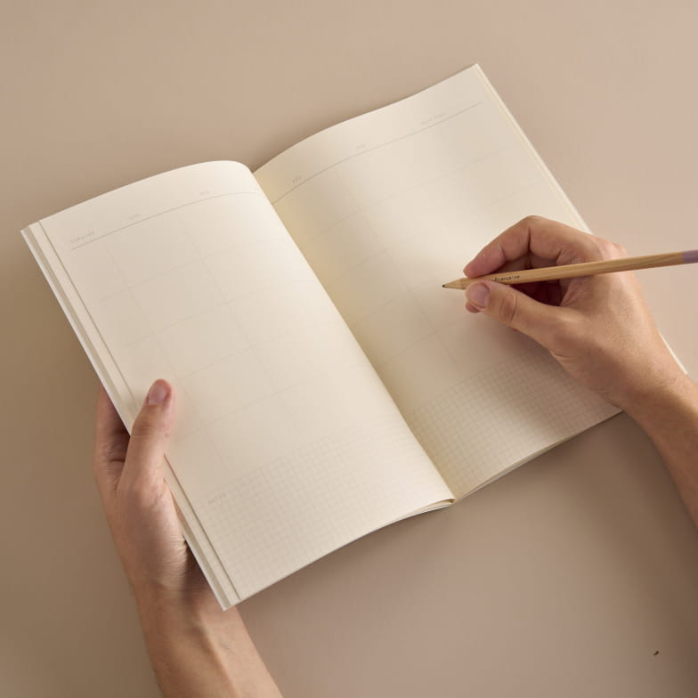 Slow monthly planner