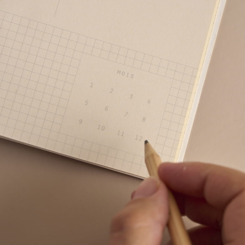 Dimanche monthly planner