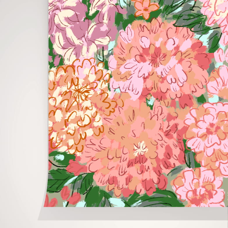 Papier peint cottage