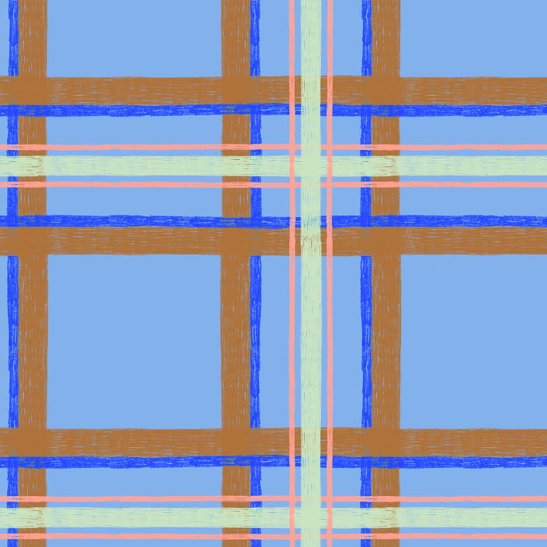 Échantillon Étoffe azur