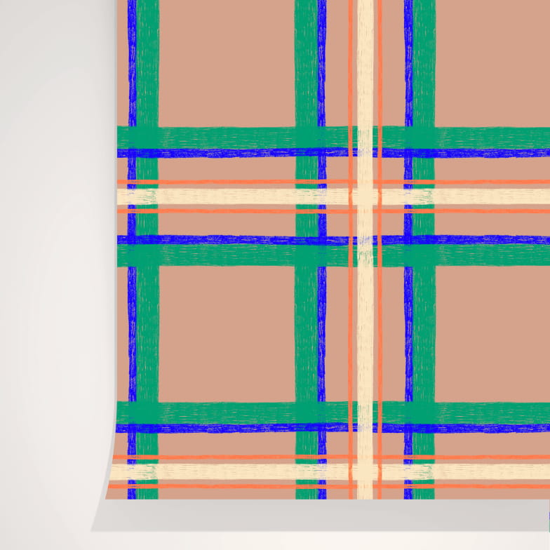 Papier peint Étoffe terre