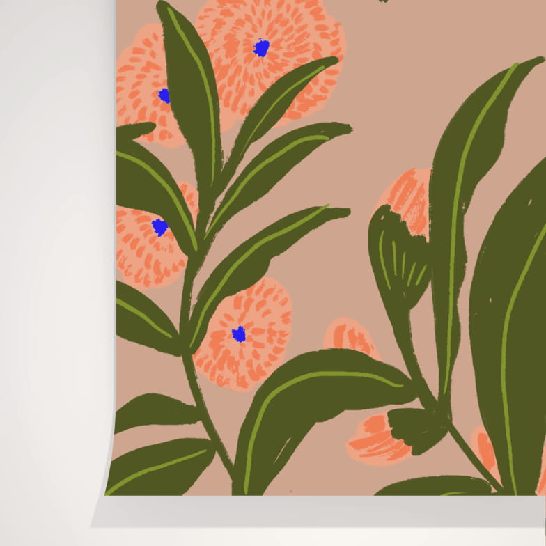 Papier peint garden terre