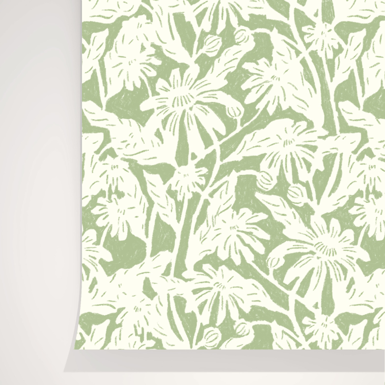 Papier peint Margot pistache