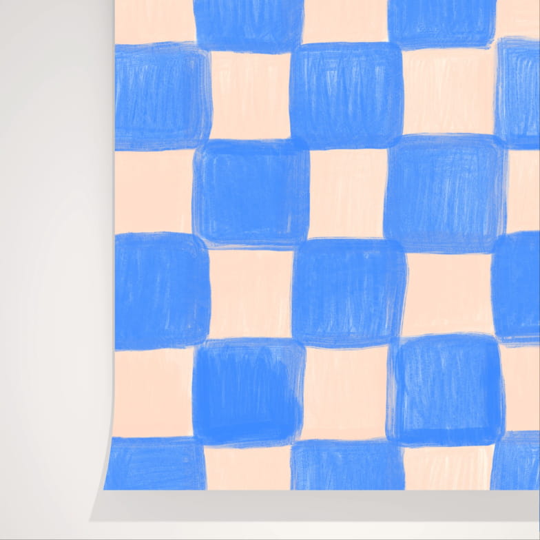 Papier peint Pique-nique azur